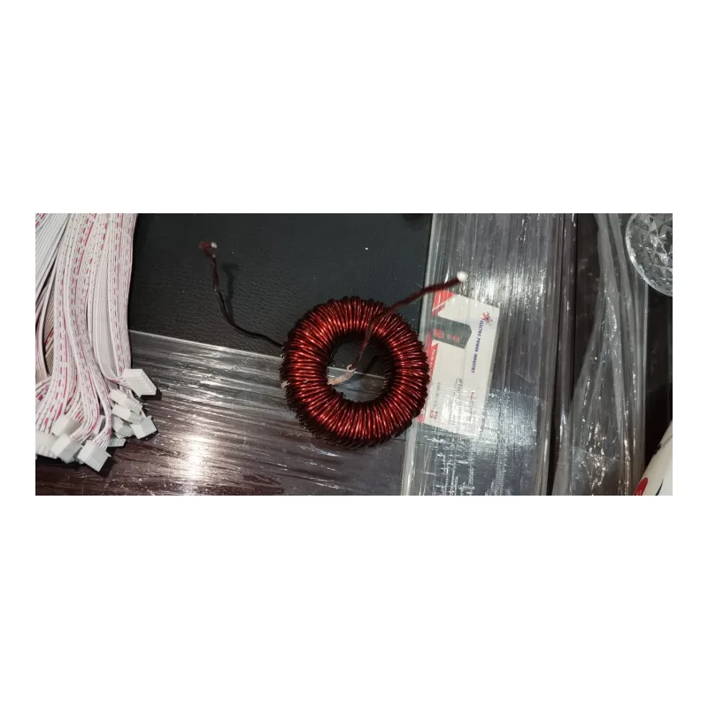 Toroidal Inductor Choke Coil 3inch,  (Winded, Red Enameled Wire, High Current)